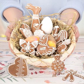 Формички за бисквитки с великденска тематика в комплект от 3 броя - Orion