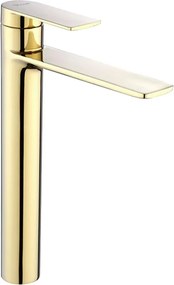 REA-B9983 - Смесител за умивалник STORM 29,5 см, златист