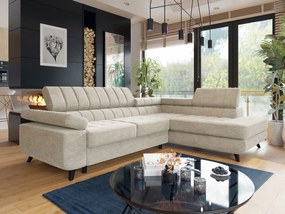 Ъглов диван Nord-Екрю-десен