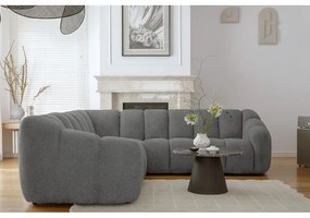 Сив ъглов диван Shell – Miuform