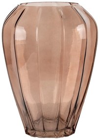 Кафява стъклена ваза (височина 29 cm) – House Nordic