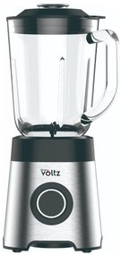 Блендер Oliver Voltz OV51162E, 800 W, 2 скорости+Pulse, Стъклена кана с капацитет 1.5 л, Трошене на лед, Сребрист