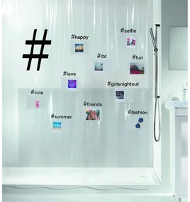 Завеса за душ 180x200 cm Hashtag – Spirella