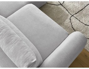 Светлосив ъглов диван Aden – Bobochic Paris