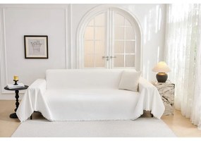 Бяло четириместно покривало за диван Talo – Filumi