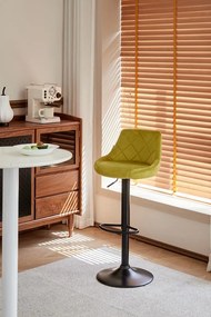 Бар стол Velluto-жълт (2) парчета