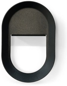 Черна стенна стоманена кука Coucou – Spinder Design