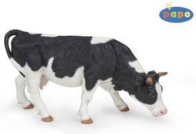 Papo - Фигурка Black and White Grazing Cow 51150G