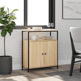 835530 vidaXL Бюфет, дъб сонома, 70x30x80 см, инженерно дърво