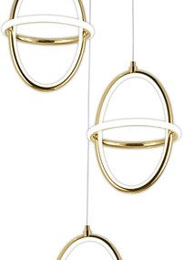 Висяща LED лампа G064-3CPR Gold