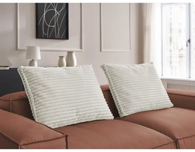 Тъмнокафяв диван от изкуствена кожа 260 cm Boheme – Bobochic Paris