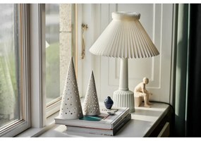 Бял коледен свещник, изработен от костен порцелан, височина 30 cm Nobili - Kähler Design