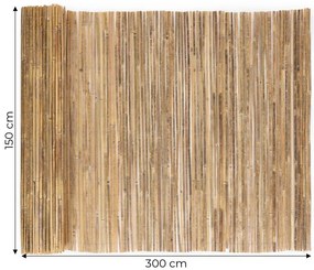 Бамбуков екран 150 cm x 300 cm x 12 mm