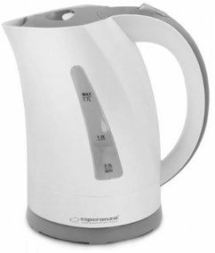 Чайник Esperanza EKK022  Бял Сив Неръждаема стомана Пластмаса 2200 W 1,7 L