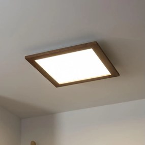 Brilagi - Димируемо LED осветително тяло SLIMFRAME WOOD LED/36W/230V 49,5x49,5 cm + дистанционно управление