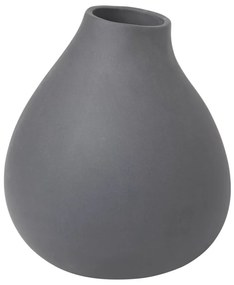 Тъмносива порцеланова ваза (височина 17 cm) Nona – Blomus