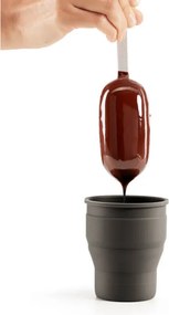 Комплект от 4 форми за сладолед на клечка Lekue 1009044, 350 мл, -20°C / +100°C, Капачета, Сив