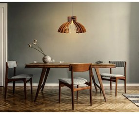 Висящо осветително тяло в естествен цвят ø 39 cm – Opviq lights