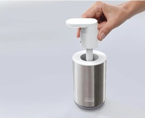 Диспенсер за сапун от неръждаема стомана в сребрист цвят 300 ml Duo Steel – Joseph Joseph