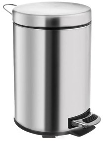 Кошче за боклук с педал от неръждаема стомана в лъскаво сребристо 3 l – Orion
