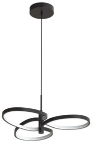 LED полилей на кабел RIBBON LED/25W/230V 4000K черен