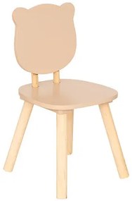 Детски стол atmosphera Douceur Organic Bear, MDF, Кафяв