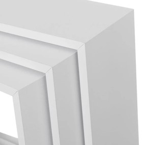 Бели рафтове в комплект от 3 броя - Casa Selección