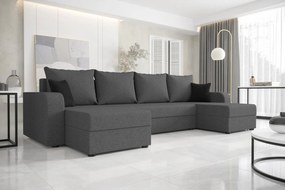 Ъглов диван Dennis U-Gkri Skouro
