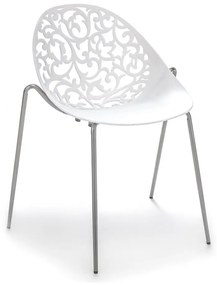 Бели трапезни столове в комплект от 2 броя Eura - Tomasucci