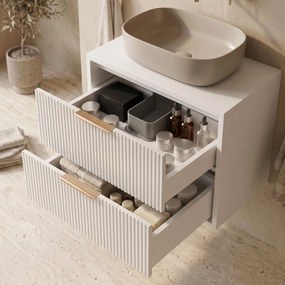 Шкаф за мивка Rea Mono 80cm White