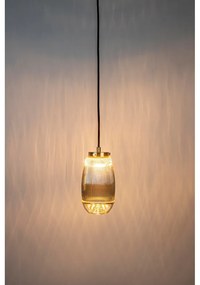 Висяща лампа в златист цвят със стъклен абажур ø 12 cm Robin - White Label