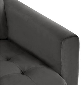 Сив ъглов диван Strummer - CosmoLiving by Cosmopolitan