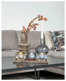 Кафява ръчно изработена стъклена ваза - House Nordic