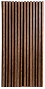 Акустичен декоративен стенен панел atmosphera Colva, MDF, 120x60 cm - Тъмно дърво