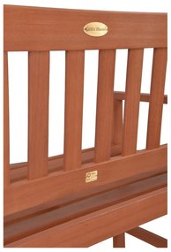 Кафява градинска пейка от масивно дърво Promotion – Garden Pleasure