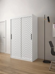Плъзгащ се гардероб Jodelka-Leuko-Mauro-Дължина: 120 cm