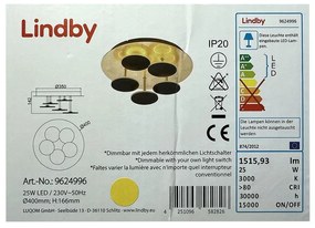 Lindby - LED Димируем плафон CASNI 5xLED/5W/230V