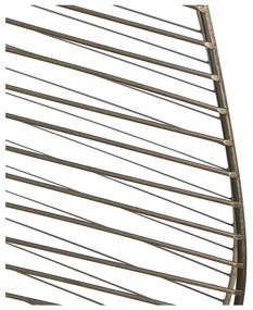 Висящо осветително тяло в златист цвят с метален абажур – Ixia