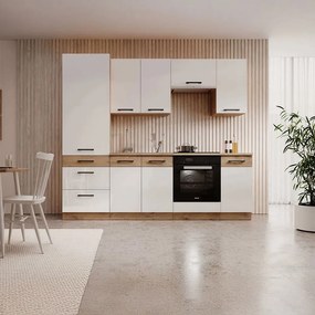 Кухненски състав Vika 240-Leuko Fusiko