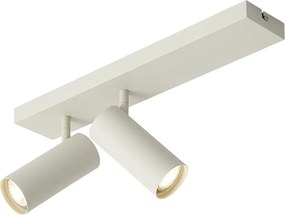 Модерен плафон бежов с 2 светлини, регулируем - Renna