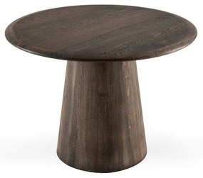 Кръгла странична масичка от масивен дъб ø 55 cm Mushroom – Gazzda