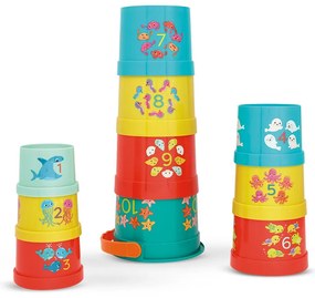 Battat - Кофички за подреждане, 20 х 20 х 17 см, 10бр BTBX2141