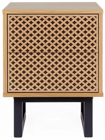 Нощно шкафче от дъб Camden Diamond Mora - Woodman