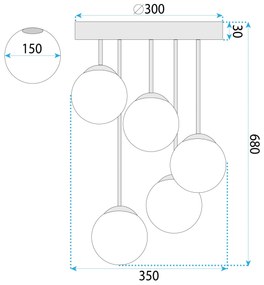 Пендел APP1816-5CPR BLACK