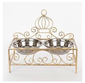 Стойка с две купи от неръждаема стомана