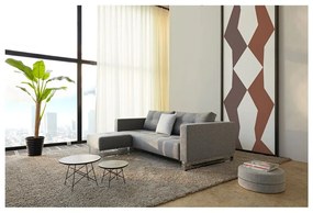 Разтегателен диван, 115 x 230 cm Cassius Twist Charcoal - Innovation