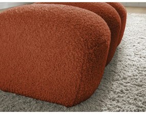 Табуретка от прежда с примки от букле в тухлен цвят Hippolyte – Bobochic Paris