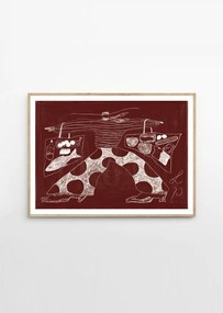 Постер 70x50 cm Sam Shopping – Lucia Tuffley – The Poster Club