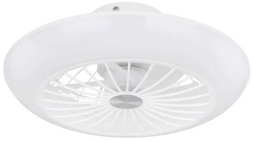 Globo 03632W - LED Плафон с вентилатор LAFEE LED/18W/230V