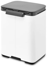 Кош за боклук Brabantia Bo Small 1006621, 4 л, Плавно и безшумно отваряне, Противоплъзгаща основа, Бял